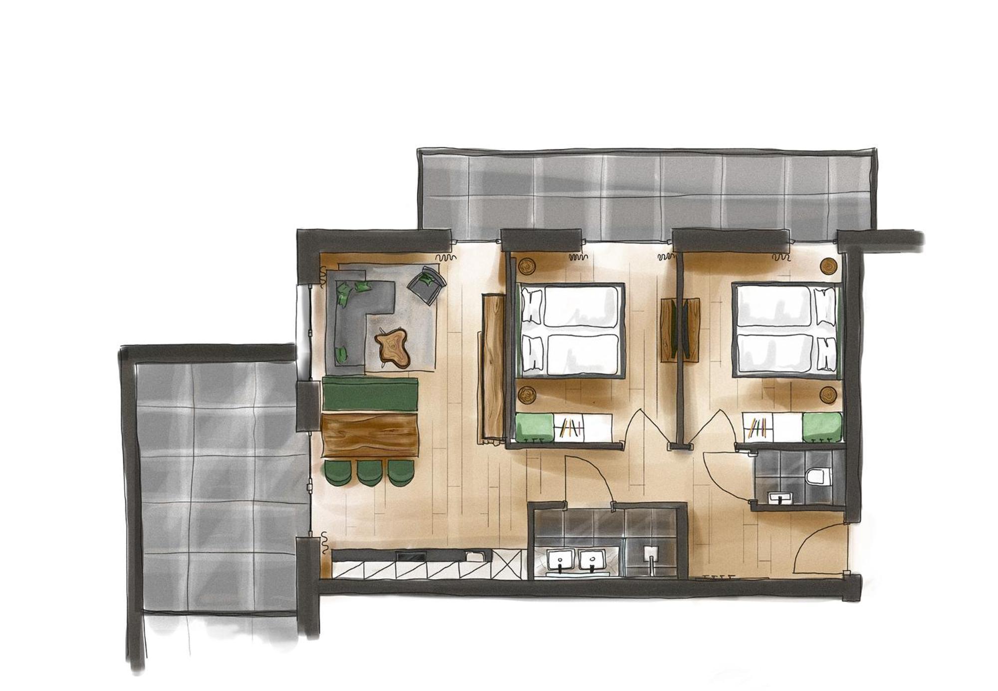 Hoeflehner Premium Gumpen Lodge Haus im Ennstal Luaran gambar